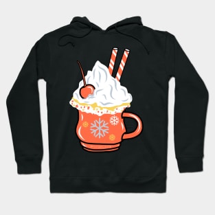 Peppermint Mocha Christmas Drink Hoodie